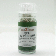 MesZépices - Sel du pêcheur au fenouil et à l'aneth - Moulin rechargeable 95 g - 3662310013421 MesZépices - Sel du pêcheur au fenouil et à l'aneth - Moulin rechargeable 95 g - 3662310013421