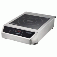 Plaque inox à induction digitale & tactile, 3500 W, 220 V - MONO Plaque inox à induction digitale & tactile, 3500 W, 220 V - MONO