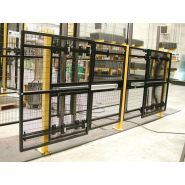 Porte automatique protection machines et ilot robotise