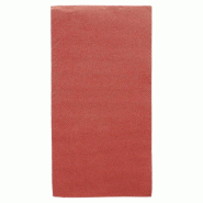 Serviette Ecolabel P. 1/8 'Double Point' 18G/M2 30x40cm bordeaux ouate -par 1200