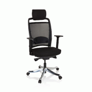 Siège de bureau de qualité professionnelle IKAST I Noir hjh OFFICE - noir polyester 640519