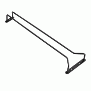 Stalgast Barre à verres, à une rangée, noire, L. 400 mm - BE0813400