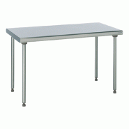 Table inox - Largeur M (L=810-1210mm) sur Pieds Inconnue TBLLMP70Pied