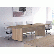 Table de réunion en bois mélaminé 38mm - 8 personnes - pas cher et en livraison express