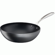 TEFAL poêle wok en aluminium 28cm gris g2561902 - 3168430302501