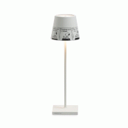 Zafferano Lampe Led Poldina Pro Peanuts Bande Rechargeable Ip65 Extérieur, Dimmable Avec Autonomie Jusqu'À 12 Heures - multicolore 8054144504681