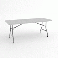 ZOWN Table pliante en polyéthylène pour événements Zown Classic Sharptable 180" - gris plastique BT-06FG ZOWN Table pliante en polyéthylène pour événements Zown Classic Sharptable 180" - gris plastique BT-06FG