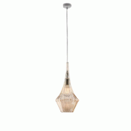 Bonetti Illumina Zeus Suspension Iron avec verre pyrex ambré 1 lumière 150 d.20 BL270-S1-AM - orange 8050713218218