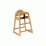 Chaise haute sans plateau pour enfant simplex bois clair réf sim-cl