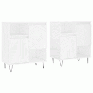 Helloshop26 - Buffet bahut commode armoire meuble de rangement organisateur cuisine salle de séjour salons lot de 2 bois 02_0036696 - 3000213002171 Helloshop26 - Buffet bahut commode armoire meuble de rangement organisateur cuisine salle de séjour salons lot de 2 bois 02_0036696 - 3000213002171