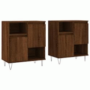 Helloshop26 - Buffet bahut commode armoire meuble de rangement organisateur cuisine salle de séjour salons lot de 2 bois 02_0036796 - 3000213065879 Helloshop26 - Buffet bahut commode armoire meuble de rangement organisateur cuisine salle de séjour salons lot de 2 bois 02_0036796 - 3000213065879