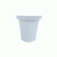 PLAST'UP ROTOMOULAGE Pot de fleurs rond xxl delight 75l - BLANC - blanc 0036336944909
