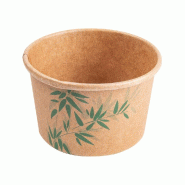 Pot à glace en carton Feel Green 120ml Ø7,7x4,7cm - par 2000