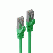 Shiverpeaks Câble patch, Cat. 6A, S/FTP, 10,0 m, vert - vert 4017538006707
