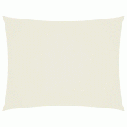 VidaXL Voile de parasol tissu oxford rectangulaire 3x4,5 m crème Modèle Patio Solstice Plus - beige 135211