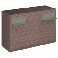 Comptoir Vertigo H T04 dble nat. L150cm - 3 tab.Coulis. 6tab.Amovib - noyer