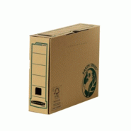 Fellowes Lot de 20 Boîte à archives Bankers Box Earth, format A4, larg. 80 mm, kraft - 0043859577804
