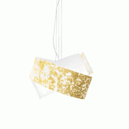 Gea Luce Camilla - Suspension dorée 2XE27 max 2X70W IP20 - Plafonnier au en aluminium - Douille E27 - doré 8000000073778
