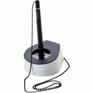 HAN Stylo bille sur socle SALSA, coloris gris clair/noir - 1770-31