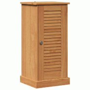 Helloshop26 - Armoire de salle de bain rectangulaire 37,5 x 34 x 80 cm avec rangement pratique style rustique en bois de manguier 02_0057905 - 3000240