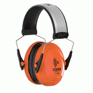JSP SAFETY Casque Anti-Bruit Sonis Compact - 32Db Orange Fluo - Taille unique orange plastique 5038428262033