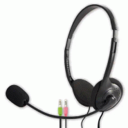 MCL CSQ-M/NZ Casque Avec fil Arceau Appels/Musique Noir_0