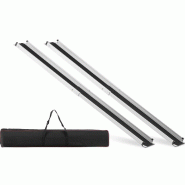MSW - MSW Motor Technics MSW MSW-LR-T-2130 Lot de 2 rampes d'accès pliables 120 x 19 cm 272 kg - 4062859226709