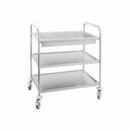 Royal Catering - Royal Catering RCGW 1 Chariot de Vaisselle Charriot de Service Desserte (Capacité de Charge Statique : 500 kg, Espacement des - 4250