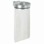 Support sac ECOLLECTO ESSENTIEL sur poteau platine - Acier Galvanisé