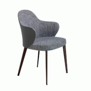 AC ANGEL CERDA Angel Cerdá Chaise en tissu et similicuir gris foncé 4102C 60 x 63 x 83 - gris textile 8435631017295 AC ANGEL CERDA Angel Cerdá Chaise en tissu et similicuir gris foncé 4102C 60 x 63 x 83 - gris textile 8435631017295