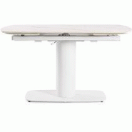 BIZZOTTO Table de salle à manger Table Jeremias 140-200x80 Blanche extensible BIZZOTTO Table de salle à manger Table Jeremias 140-200x80 Blanche extensible