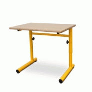 BUREAU SCOLAIRE LAURA MONOPLACE À HAUTEUR RÉGLABLE BUREAU SCOLAIRE LAURA MONOPLACE À HAUTEUR RÉGLABLE