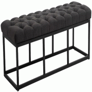 CLP Banquette Amun B Tissu Noir /120 cm - noir textile 307228