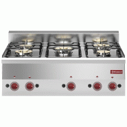 Cuisinière 5 feux gaz à poser - PG60/5F9T-N