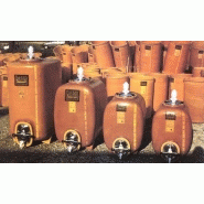 Cuves fermées horizontales Vibo R/RV - fibre de verre alimentaire - pour vinification et stockage Cuves fermées horizontales Vibo R/RV - fibre de verre alimentaire - pour vinification et stockage