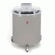 Essoreuse à salade professionnelle ES-100 avec capacité de 6 kg par cycle, production 120-360 kg/heure, vitesse 900 tr/min, 550W | Sammic - 1000702