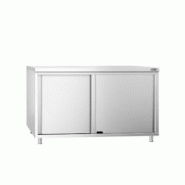 GGM Gastro Meuble bas inox central P 600 mm avec portes - 4063326063858 GGM Gastro Meuble bas inox central P 600 mm avec portes - 4063326063858