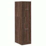 Helloshop26 - Armoire d'apothicaire multifonctionnelle 30 x 41 x 118 cm rangement pratique style classique en bois d'ingénierie 02_0050616 - métal 3