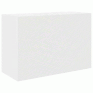 Helloshop26 - Armoire murale pratique minimaliste salle de bain 60 x 25 x 40 cm en bois d'ingénierie blanc 02_0051260 - blanc Bois massif 30002368223