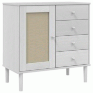 Helloshop26 - Buffet bahut commode armoire meuble de rangement organisateur cuisine salle de séjour salon aspect rotin 80 x 40 x 80 02_0036226 - 3000 Helloshop26 - Buffet bahut commode armoire meuble de rangement organisateur cuisine salle de séjour salon aspect rotin 80 x 40 x 80 02_0036226 - 3000