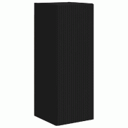 Helloshop26 - Meuble TV mural moderne minimaliste 30 x 31 x 80 cm fonction rangement déco en bois d'ingénierie noir 02_0054969 - noir Bois massif 30