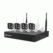 Kit Vidéosurveillance Sans Fil 1080P HD - Enregistrement 4 Voies - Accès Smartphone YONIS - 3615616789163 Kit Vidéosurveillance Sans Fil 1080P HD - Enregistrement 4 Voies - Accès Smartphone YONIS - 3615616789163