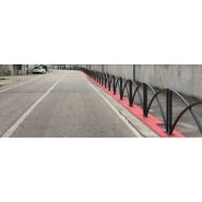 Papillon barrières urbaines - City Design - acier galvanisé - barres centrales croisées et courbes - sur platine ou à sceller_1