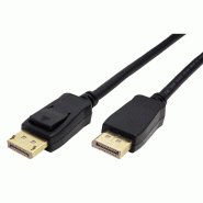 ROLINE GREEN Câble DisplayPort v2.0, 10K@60Hz, 54Gbit/s, UHBR13.5, DP M-M, noir, 2 m ROLINE GREEN Câble DisplayPort v2.0, 10K@60Hz, 54Gbit/s, UHBR13.5, DP M-M, noir, 2 m