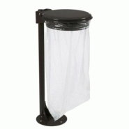 Rossignol Support de sac avec couvercle et poteau/platine Collecmur extrême - 110l - gris manganèse - 3019920576479