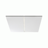 ROSSINI ILLUMINAZIONE Panneau Led Optika 19W 4000K Cri90 Ugr19 Dali - Structure En Acier Blanc, Optique Pmma Haute Rendement, Installation Modulaire -