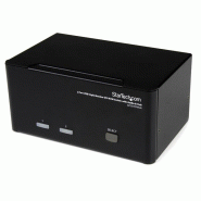 StarTech.Com Switch Commutateur KVM USB 2 ports Sortie Vidéo DVI, Audio HUB USB 2.0 3 Écrans - 2 PC StarTech.Com Switch Commutateur KVM USB 2 ports Sortie Vidéo DVI, Audio HUB USB 2.0 3 Écrans - 2 PC