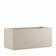 Stefanplast Jardinière Rectangulaire Ethica Cm.80 Plâtre - matière synthétique 8003507685000