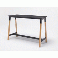 Table haute pieds bois massif design Table haute pieds bois massif design