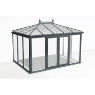 Véranda sur mesure NOTTINGHAM V4 - Version Vitrage sans Imposte Véranda sur mesure NOTTINGHAM V4 - Version Vitrage sans Imposte